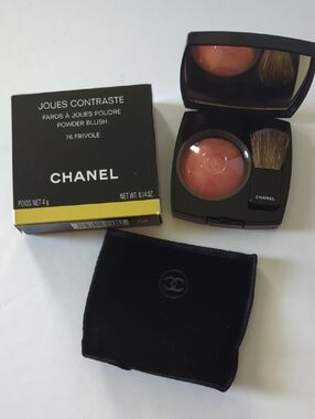 CHANEL Joues Contraste Powder Blush 76 Frivole - Sheer Pink